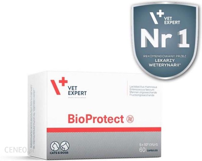 Vet Expert Bioprotect probiotyk dla psów i kotów 60kaps.