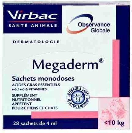 Megaderm Monodose 28 X 4 Ml Koty I Psy Do 10Kg