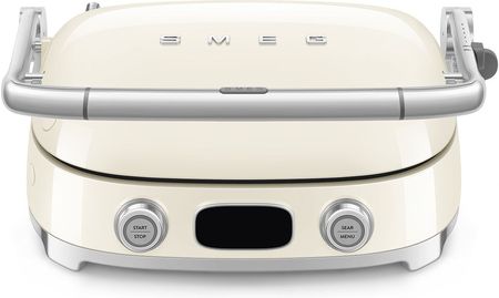 Grill elektryczny SMEG MGF01CREU kremowy