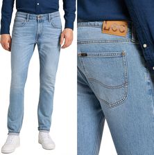 Zdjęcie Lee Luke Slim Worn New Hill Błękitne Rurki W30 L34 - Barczewo