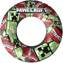 Zdjęcie Halantex Koło Do Pływania Minecraft Dmuchane 75cm Materac Nad Wodę Plażę Basen - Bartoszyce
