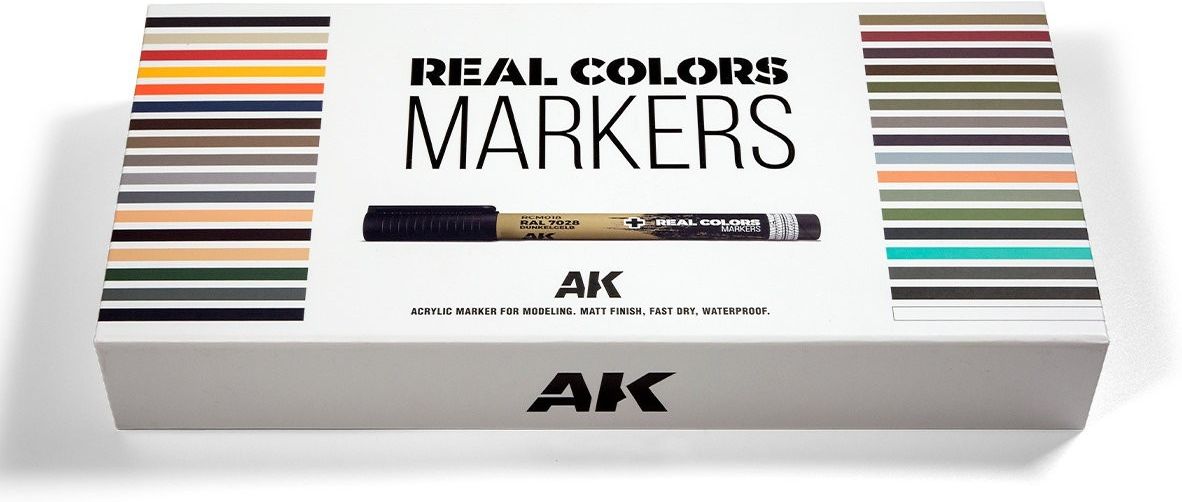 Zdjęcie Ak Interactive Real Colors Markers - RCM150 - Special Box (34) - Nowe Miasto nad Pilicą