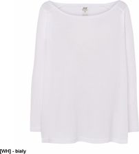 Zdjęcie Bluzka JHK TSUL MLDV TSULMLDV_WHSM biała bawełniana rękawy 3/4 typu reglan - Brzesko