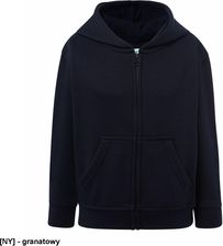 Zdjęcie - Dziecięca bluza dresowa z kapturem różowy 3/4 - Zator