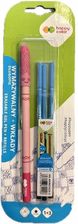 Zdjęcie Happy Color Długopis Wymazywalny Niebieski Tusz + Wkłady - Drobin