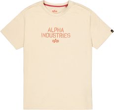 Zdjęcie Koszulka T-shirt Alpha Industries Target Backprint - Vintage White - Strzegom