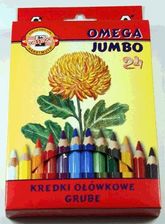 Zdjęcie Koh-I-Nor Koh-I-Noor Kredki Omega Jumbo 24 Kol - Łowicz