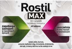 Zdjęcie Tabletki Rostil Max 500 Mg 60Szt. - Czaplinek