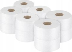 Zdjęcie Offica 12 X Papier Toaletowy Celuloza Biały 2W 100M Jumbo - Świętochłowice