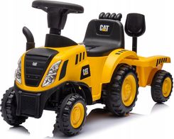 Zdjęcie Sun Baby Traktor Z Przyczepą Jeździk Klakson Odpychacz Cat Żółty - Różan