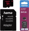 Hama microSDXC 64GB Uhs Speed C3 Uhs-i 100MB/s Adapter/Photo