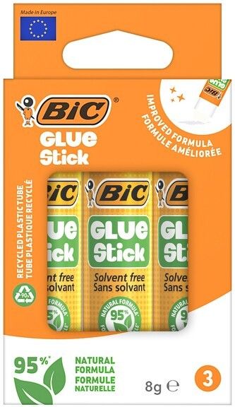 Zdjęcie Klej Glue Stick 95% Ecolustions 8G Blister 3szt. - Sulejów