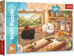Zdjęcie Trefl Puzzle 100 Kociaki Łobuziaki - Jasień