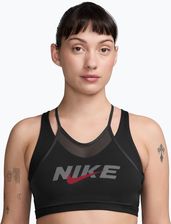 Zdjęcie Biustonosz treningowy Nike One black/smoke grey/university red - Wyszków