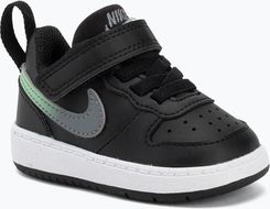 Zdjęcie Buty dziecięce Nike Court Borough Low black/smoke grey/white/illusion green - Brwinów