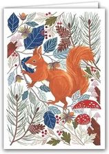 Zdjęcie Silver Birch Cards Karnet Wiewiórka Pospolita - Osiek