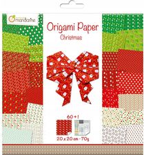 Zdjęcie Origami Papier Boże Narodzenie 2 20X20Cm - Obrzycko
