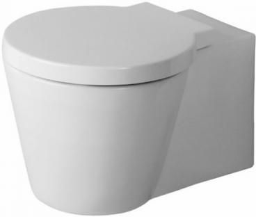 Duravit Starck 1  toaletowa wisząca lejowa 410x575mm biała z WonderGliss (02100900641)