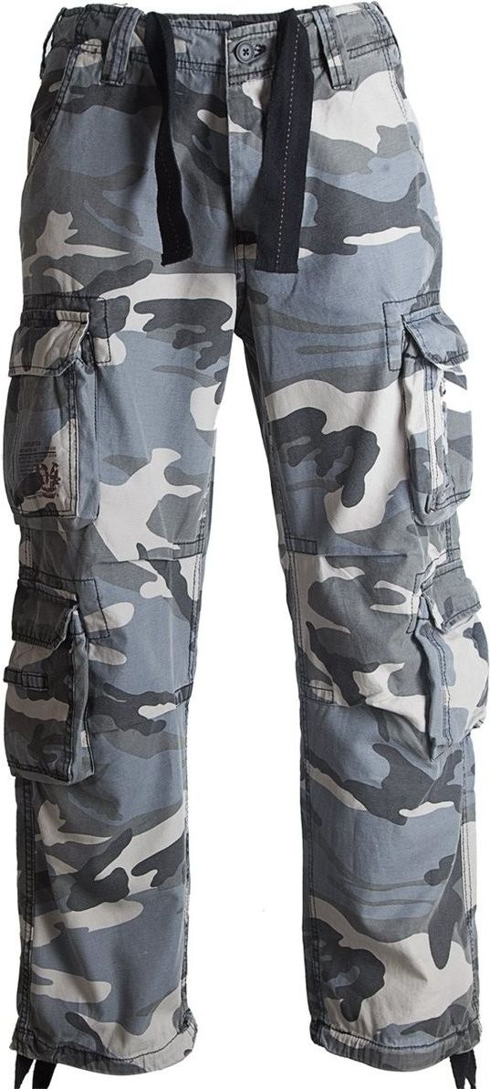 Zdjęcie spodnie bojówki AIRBORNE VINTAGE - NIGHT CAMO-M - Sępopol
