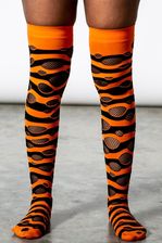 Zdjęcie nadkolanówki KILLSTAR - WRETCHED SOUL (BLACK/ORANGE) - Sępopol