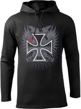 Zdjęcie bluza BLACK ICON - IRON CROSS czarna z kapturem-M - Sępopol