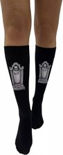 Zdjęcie podkolanówki  RIP TOMBSTONE KNEE HIGH czarne - Sępopol
