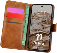 Zdjęcie Etui portfelowe Bizon do Pixel 11 11 Pro, plecki z klapką, case, obudowa - Odolanów