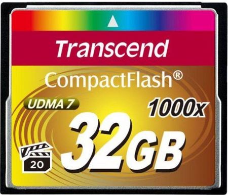 Transcend CompactFlash 32GB 1000x UDMA7 (TS32GCF1000)