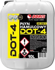 Zdjęcie DORIS DOT-4 Płyn hamulcowy 10L  z lejkiem - Przasnysz