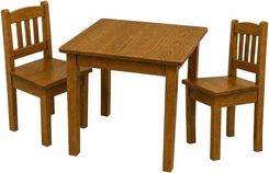 Zdjęcie Komplet MINI sosnowy 2 krzesełka dąb MEBLO-DREW - Rabka-Zdrój