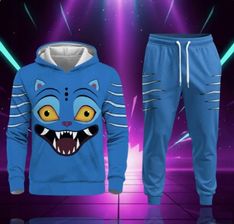 Zdjęcie Dres Derpy Kpop Demon Hunters Komplet dresowy Bliza i Spodnie L - Łask