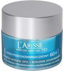  L'Arisse Effective Skin Care 5D Krem przeciwzmarszczkowy 60+ formuła morskie DNA + roślinne fitohormony 50ml