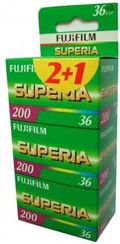 Lot De 4 Films Fujicolor Superia 200 – 35mm 36 Poses – Date 08/2008 – Neuf
