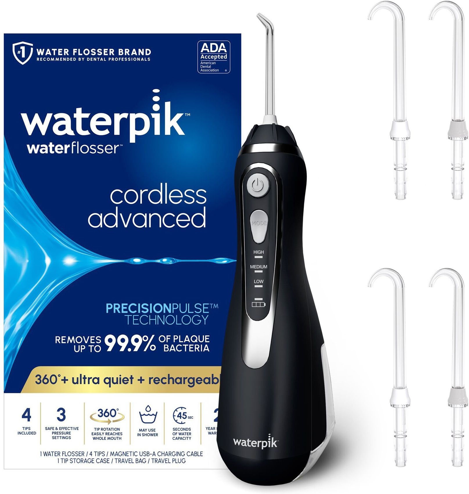 Waterpik Pakiet Partnerski – Duet Higieniczny, Irygator Do Zębów Wp-582 ...
