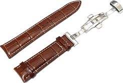 Zdjęcie Skórzany pasek do zegarka 22 mm Perfect 22MM.005.01 brązowy - Piaski