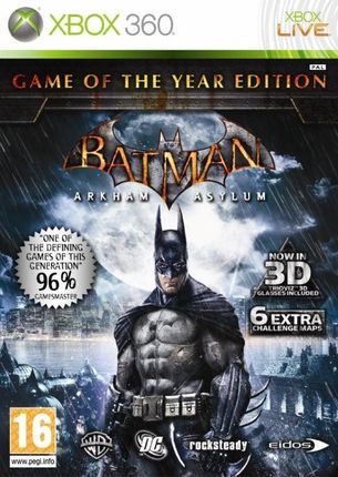 Batman: Arkham Asylum GOTY (Gra Xbox 360)