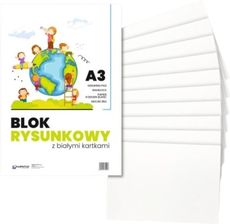 Zdjęcie Abc Blok Rysunkowy Biały A3 20 Kartek 4023 Wektor - Pilica