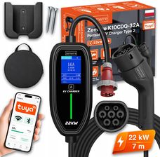 Zdjęcie Zenwire Ładowarka Do Aut Samochodów Elektrycznych Ev Wallbox 22Kw 32A Typ2 Wifi 7M - Łaszczów
