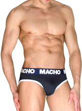 Zdjęcie MACHO MCH008 Granatowe klasyczne slipy męskie Lycra M - Bielsko-Biała