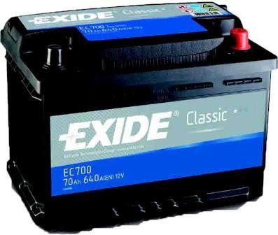 Exide Ec652 65Ah/540A Classic (P+)