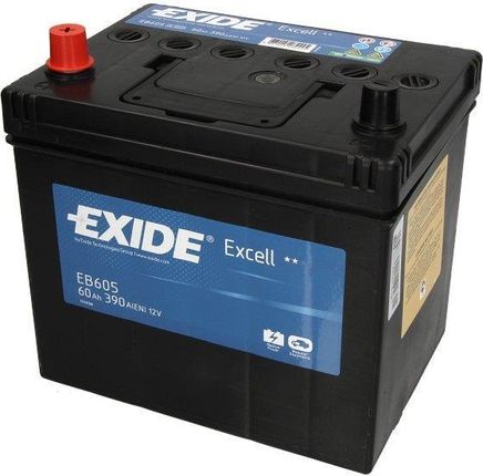 Exide Eb605 60Ah/390A Excell L+