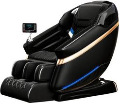 Zdjęcie Fotel Masujący EXTRALINK 3D Zero Gravity Czarno-złoty 5908102680838 - Łapy