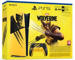 Zdjęcie Sony PlayStation 5 Digital Slim Edition - Marvel’s Wolverine Battle Yellow - Stopnica