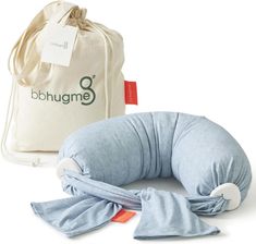 Zdjęcie BBhugme Poduszka Do Karmienia Niemowląt Blue Melange - Oleśnica