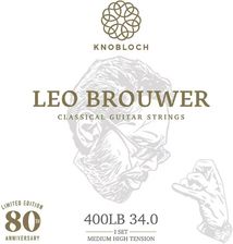 Zdjęcie Knobloch Strings Struny Do Gitary Klasycznej Leo Brouwer Double Silver Full Set Medium High 400Lb - Ustroń