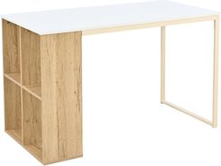 Zdjęcie Kontrasto BB104 Biurko 120x60 białe/dąb (5908253103057) - Supraśl
