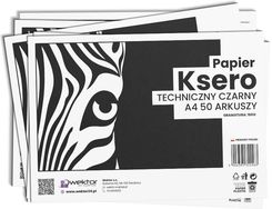 Zdjęcie Wektor Papier Ksero Techniczny A4/50K Czarny 160G - Bochnia