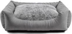 Zdjęcie Poom Legowisko Dla Psa Fluffy Nelo Szary L 90x75x20cm COMFORT - Ustroń