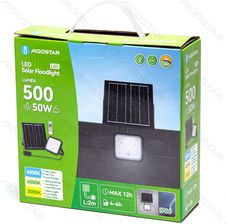 Zdjęcie Aigostar Solar Flood Light Separated 50W Cct 2M Cable 09 Series 18435 - Piaseczno