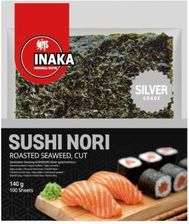 Nori do sushi wodorost do mini rolek sushi algi płaty cięte 1/2x100 listków Inaka 140g